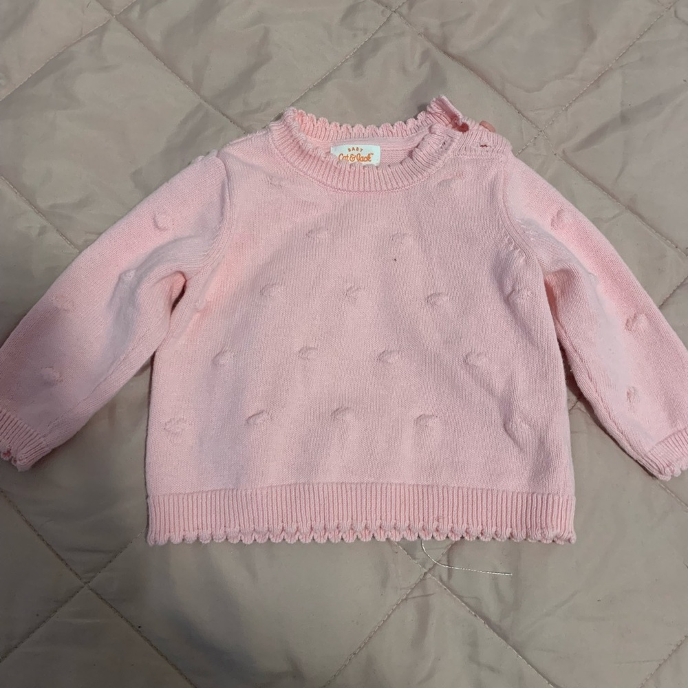 Pink Cat & Jack Long Sleeve Sweater